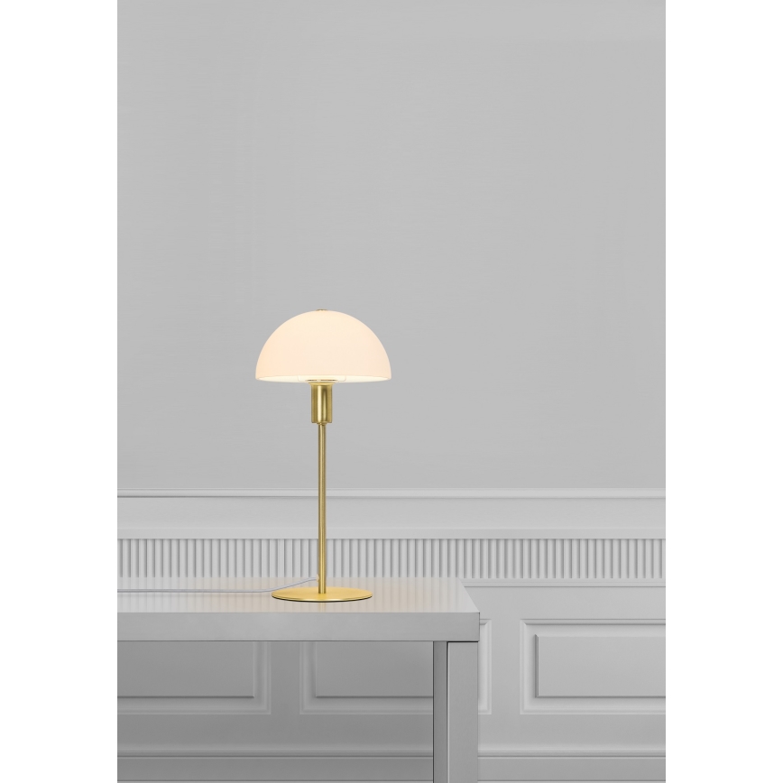 Nordlux - Candeeiro de mesa ELLEN 1xE14/40W/230V dourado/branco