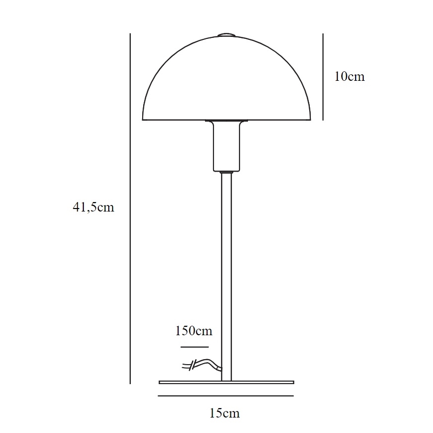 Nordlux - Candeeiro de mesa ELLEN 1xE14/40W/230V dourado/branco