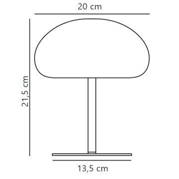 Nordlux - Candeeiro de mesa exterior LED com regulação SPONGE LED/4,8W/3,7V IP65