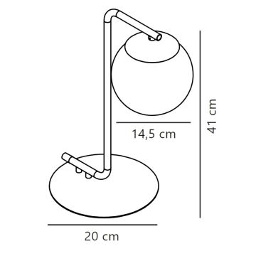 Nordlux - Candeeiro de mesa GRANT 1xE14/40W/230V dourado