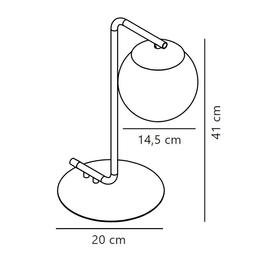 Nordlux - Candeeiro de mesa GRANT 1xE14/40W/230V dourado