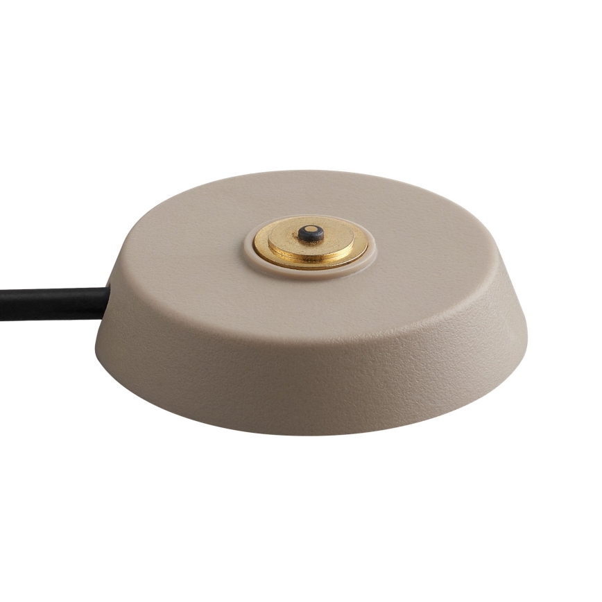 Nordlux - Candeeiro de mesa de exterior com regulação ELLEN LED/2,8W/3,7V IP44 bege