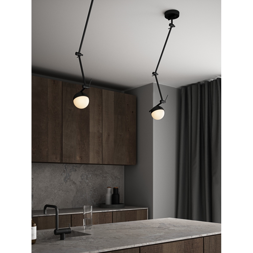 Nordlux - Candeeiro de parede CONTINA 1xG9/5W/230V preto
