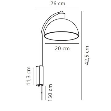 Nordlux - Candeeiro de parede ELLEN 1xE14/40W/230V branco