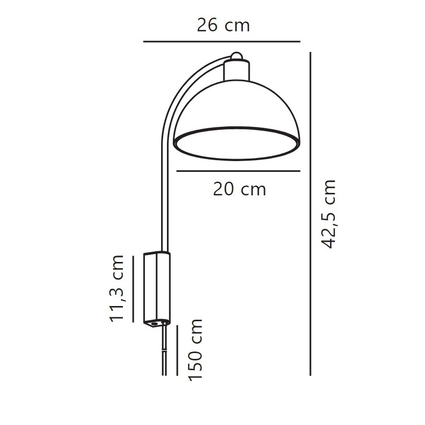 Nordlux - Candeeiro de parede ELLEN 1xE14/40W/230V cromado brilhante