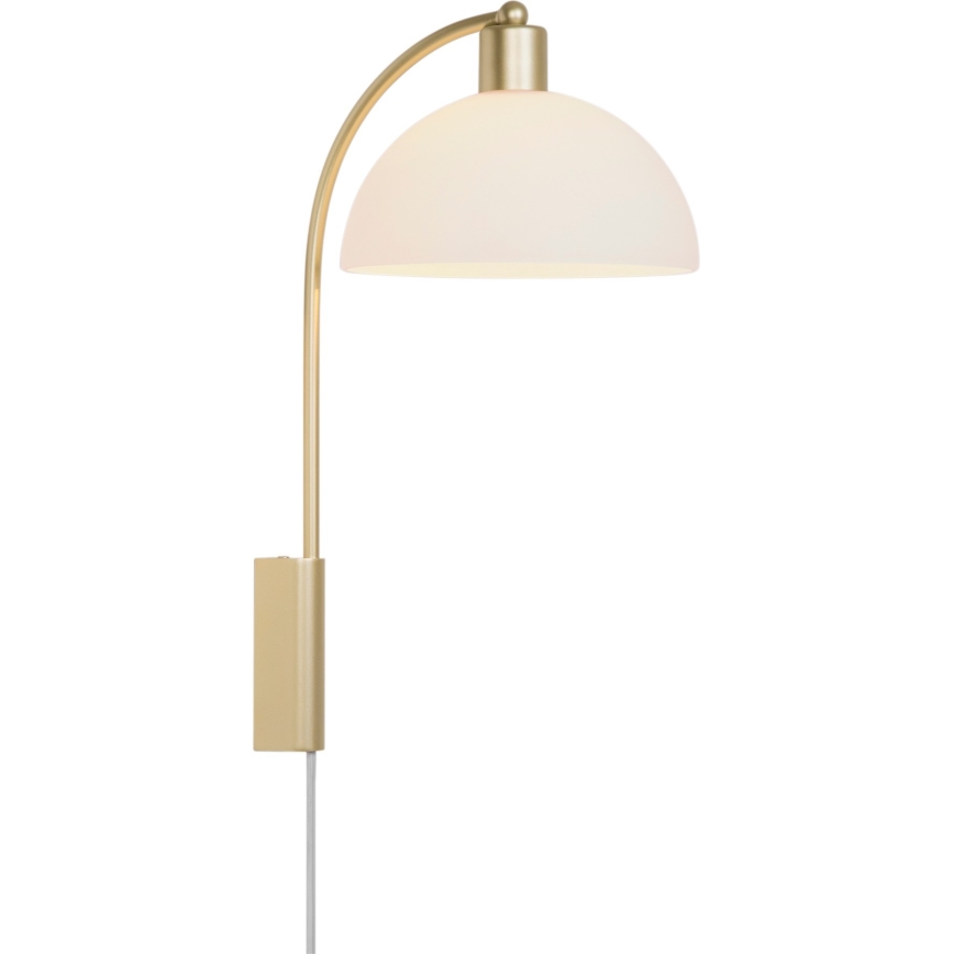 Nordlux - Candeeiro de parede ELLEN 1xE14/40W/230V dourado