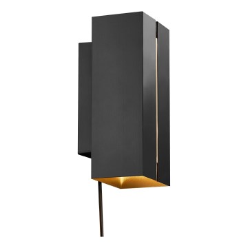 Nordlux - Candeeiro de parede LED regulável CURTIZ 2xLED/4,5W/230V preto