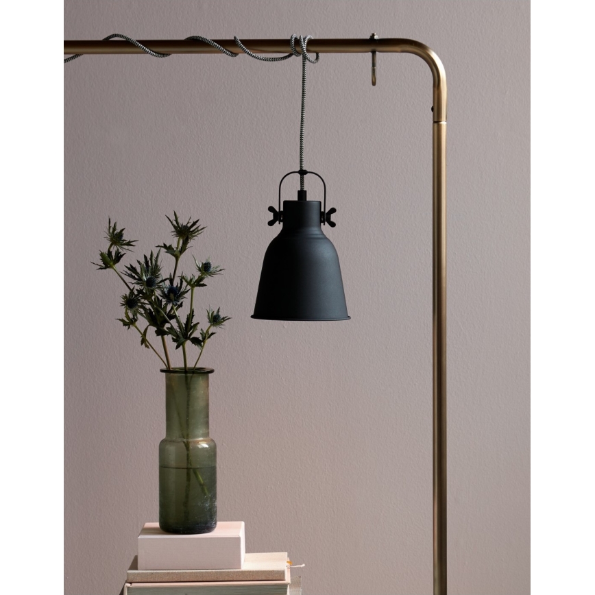 Nordlux - Candeeiro suspenso ADRIAN 1xE27/25W/230V diâmetro 16 cm antracite