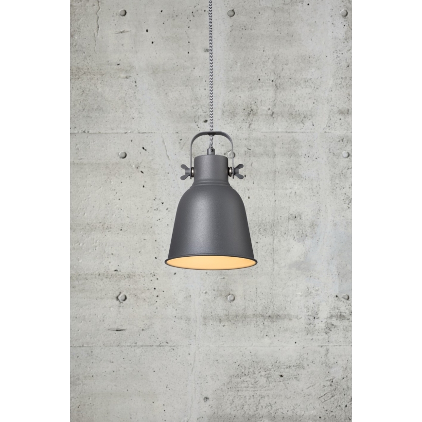 Nordlux - Candeeiro suspenso ADRIAN 1xE27/25W/230V diâmetro 16 cm antracite