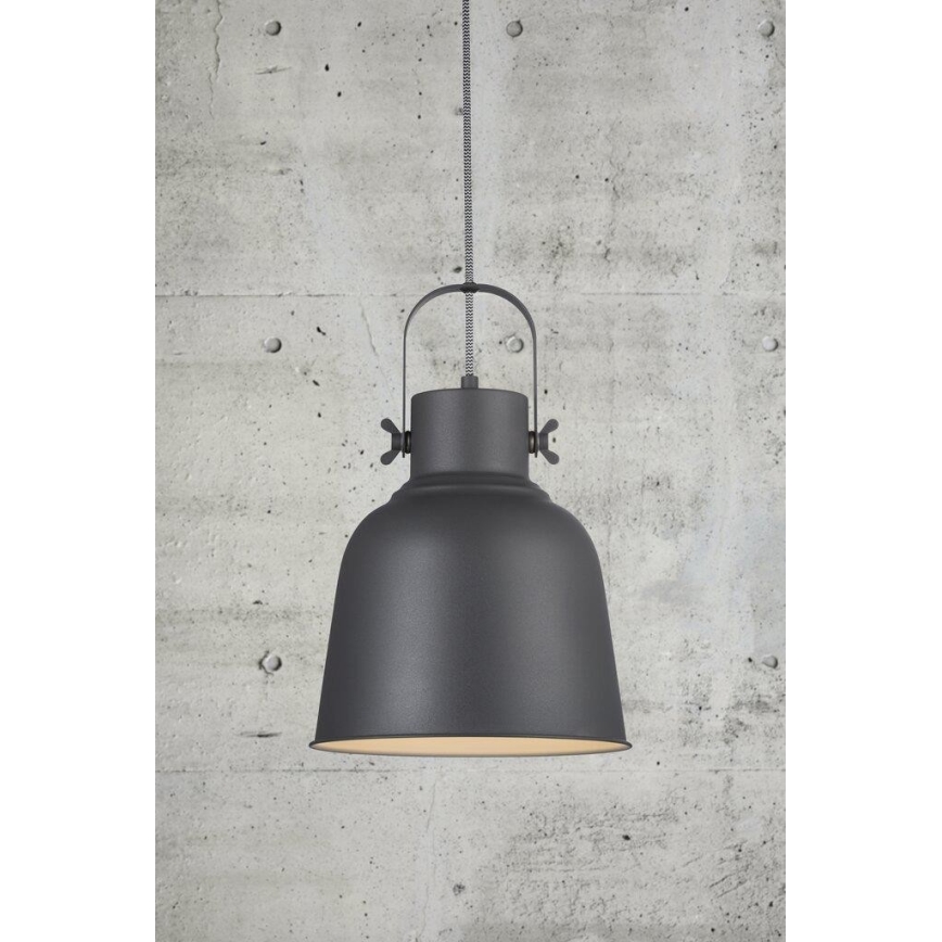 Nordlux - Candeeiro suspenso ADRIAN 1xE27/40W/230V diâmetro 25 cm antracite