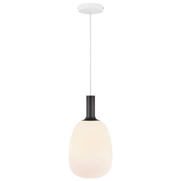 Nordlux - Candeeiro suspenso ALTON 1xE27/60W/230V branco/preto/latão