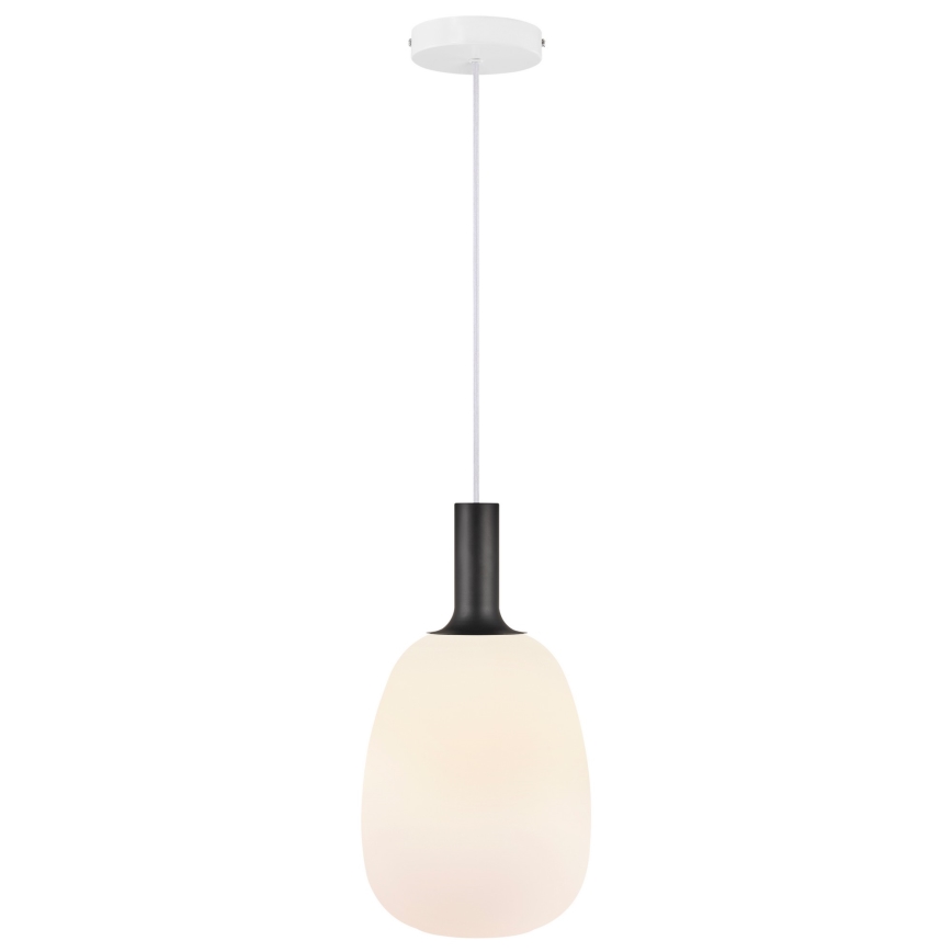 Nordlux - Candeeiro suspenso ALTON 1xE27/60W/230V branco/preto/latão