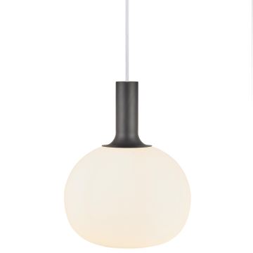 Nordlux - Candeeiro suspenso ALTON 1xE27/60W/230V branco/preto/latão