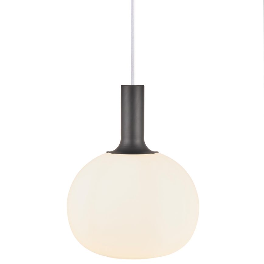 Nordlux - Candeeiro suspenso ALTON 1xE27/60W/230V branco/preto/latão