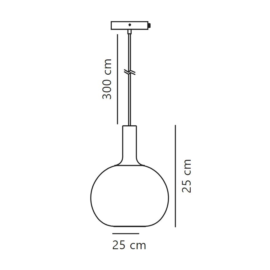 Nordlux - Candeeiro suspenso ALTON 1xE27/60W/230V branco/preto/latão