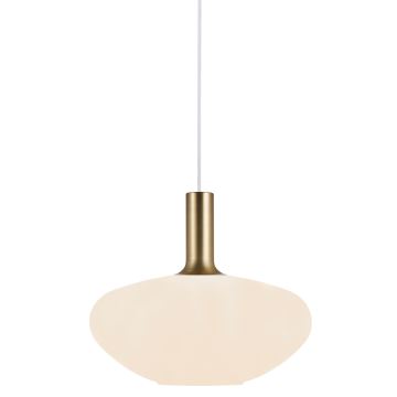 Nordlux - Candeeiro suspenso ALTON 1xE27/60W/230V branco/preto/latão