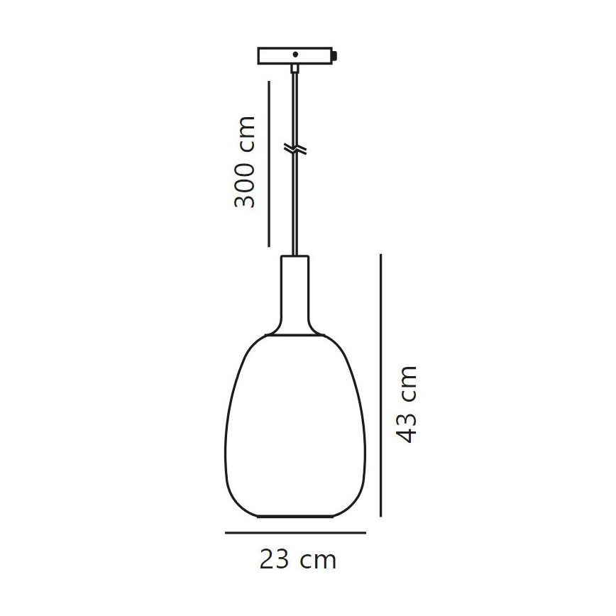 Nordlux - Candeeiro suspenso ALTON 1xE27/60W/230V preto