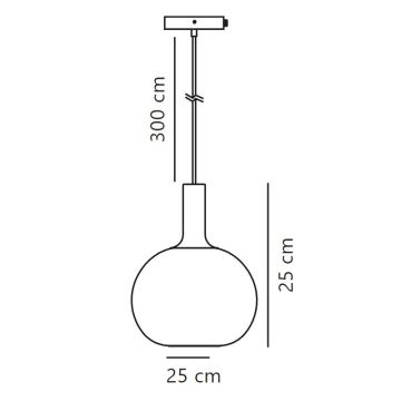 Nordlux - Candeeiro suspenso ALTON 1xE27/60W/230V preto