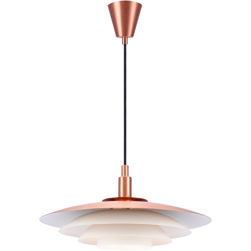 Nordlux - Candeeiro suspenso BRETAGNE 1xG9/25W/230V Rosa dourado