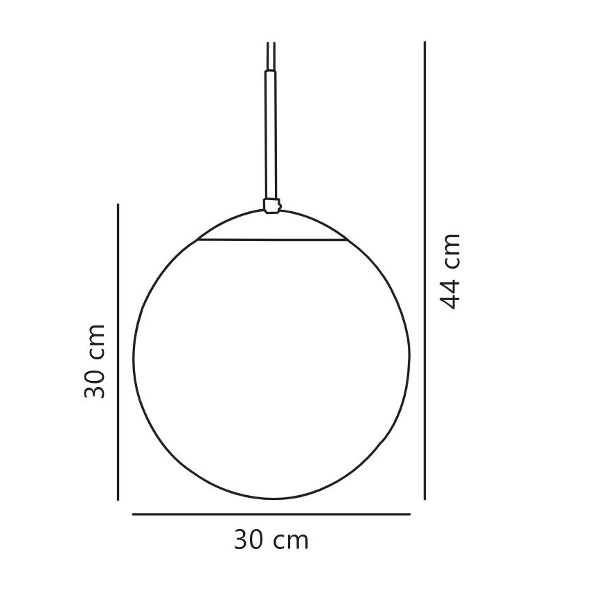 Nordlux - Candeeiro suspenso CAFE 1xE27/25W/230V diâmetro 30 cm