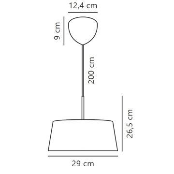 Nordlux - Candeeiro suspenso CLASI 3xE14/10W/230V diâmetro 29 cm