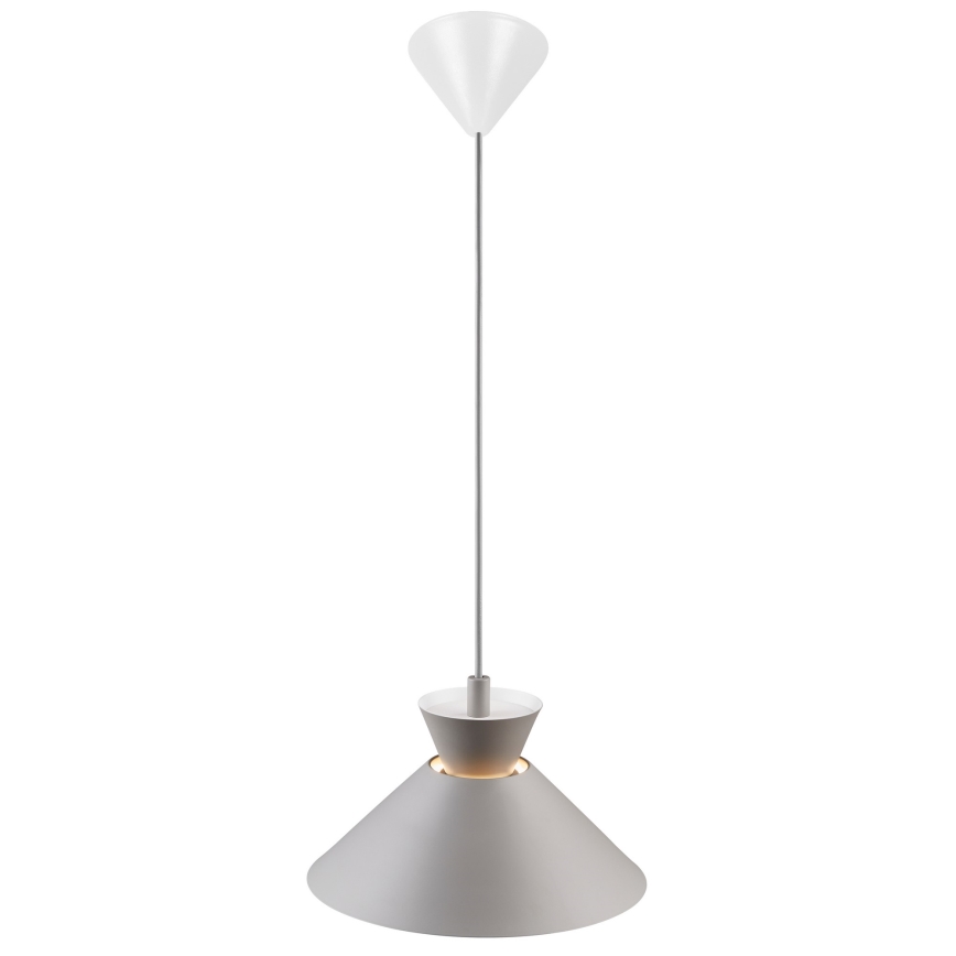 Nordlux - Candeeiro suspenso DIAL 1xE27/40W/230V diâmetro 25 cm cinzento