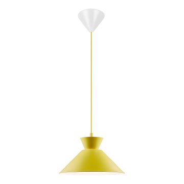 Nordlux - Candeeiro suspenso DIAL 1xE27/40W/230V diâmetro 25 cm amarelo