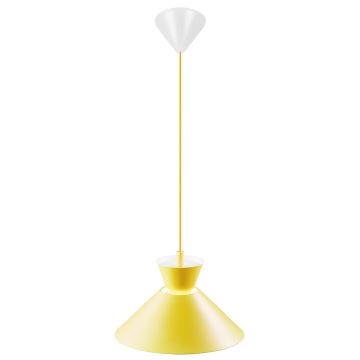 Nordlux - Candeeiro suspenso DIAL 1xE27/40W/230V diâmetro 25 cm amarelo