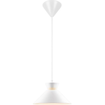 Nordlux - Candeeiro suspenso DIAL 1xE27/40W/230V diâmetro 25 cm branco