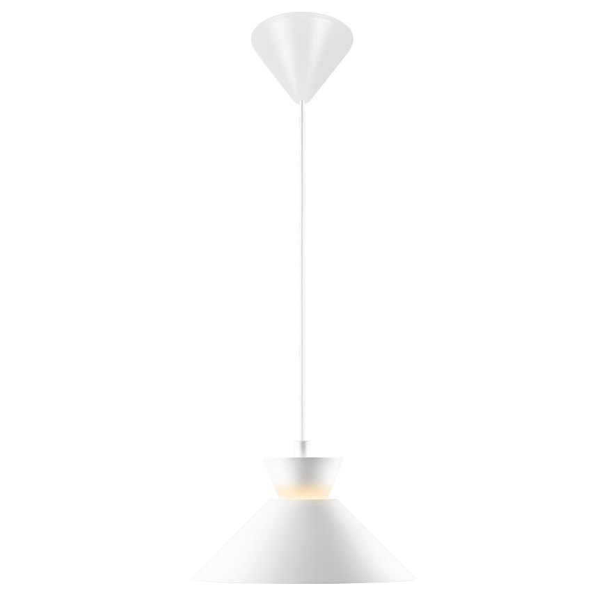 Nordlux - Candeeiro suspenso DIAL 1xE27/40W/230V diâmetro 25 cm branco