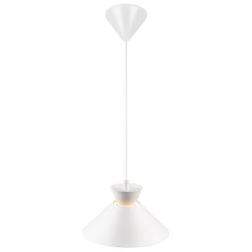 Nordlux - Candeeiro suspenso DIAL 1xE27/40W/230V diâmetro 25 cm branco