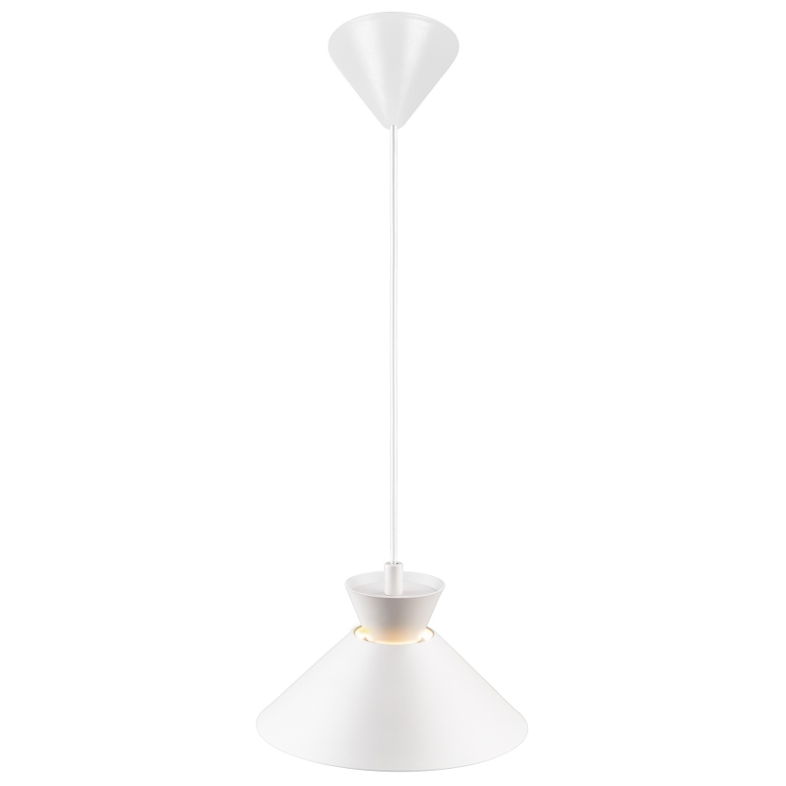 Nordlux - Candeeiro suspenso DIAL 1xE27/40W/230V diâmetro 25 cm branco