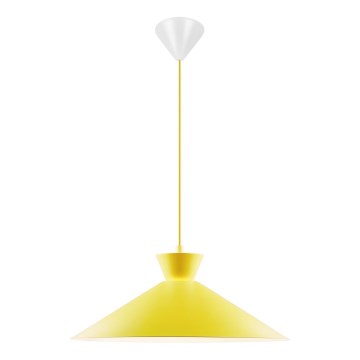 Nordlux - Candeeiro suspenso DIAL 1xE27/40W/230V diâmetro 45 cm amarelo