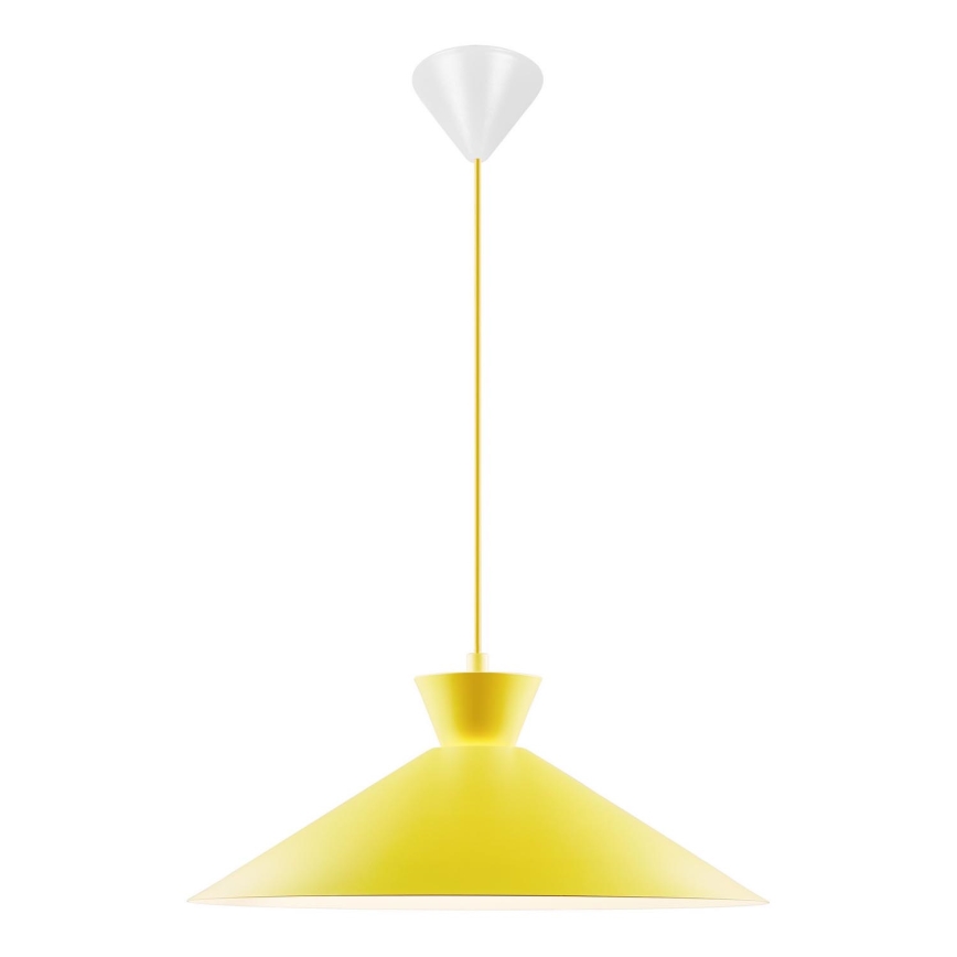 Nordlux - Candeeiro suspenso DIAL 1xE27/40W/230V diâmetro 45 cm amarelo