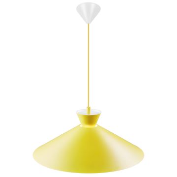 Nordlux - Candeeiro suspenso DIAL 1xE27/40W/230V diâmetro 45 cm amarelo