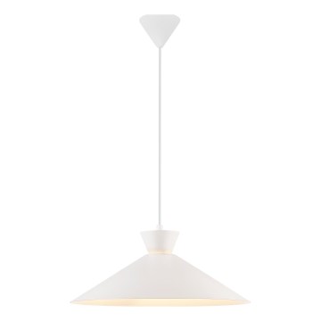 Nordlux - Candeeiro suspenso DIAL 1xE27/40W/230V diâmetro 45 cm branco