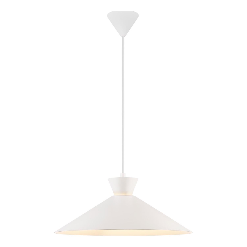 Nordlux - Candeeiro suspenso DIAL 1xE27/40W/230V diâmetro 45 cm branco