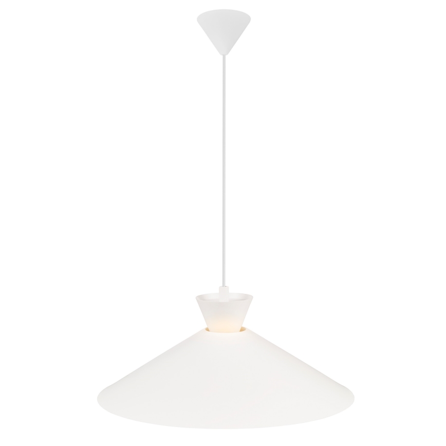 Nordlux - Candeeiro suspenso DIAL 1xE27/40W/230V diâmetro 45 cm branco