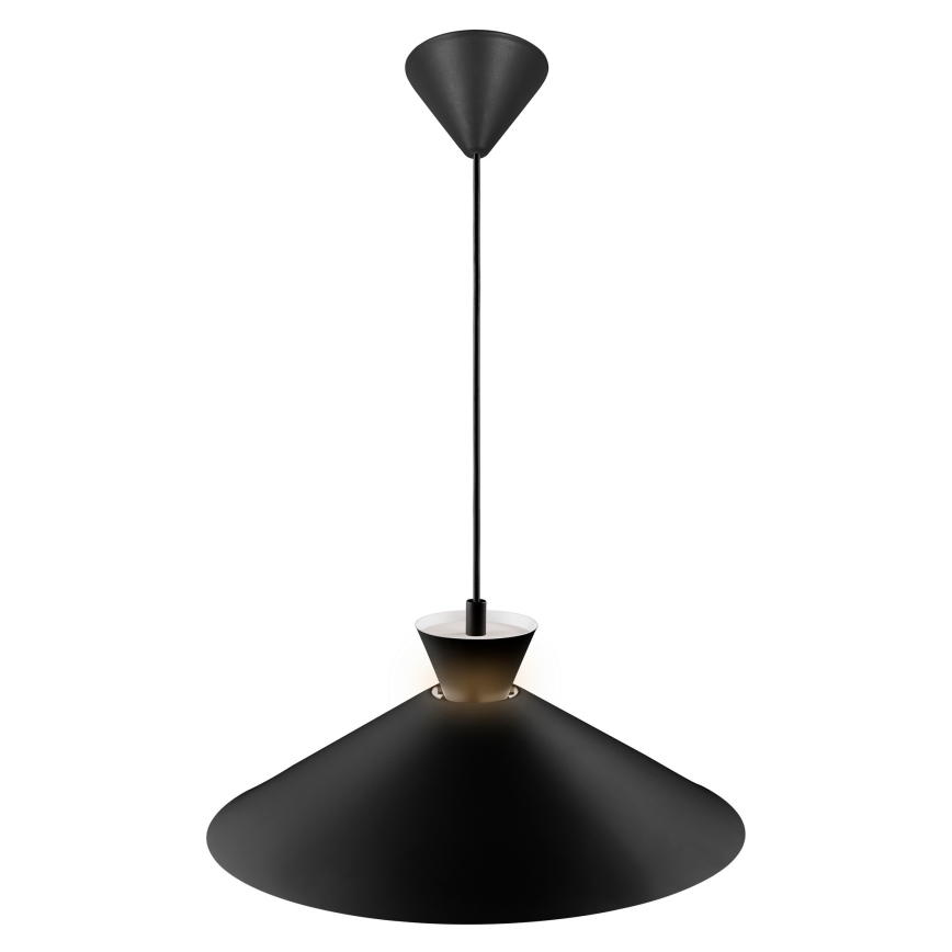 Nordlux - Candeeiro suspenso DIAL 1xE27/40W/230V diâmetro 45 cm preto