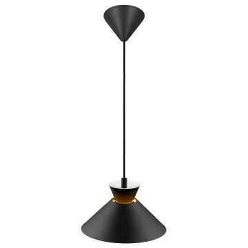 Nordlux - Candeeiro suspenso DIAL 1xE27/40W/230V diâmetro 25 cm preto