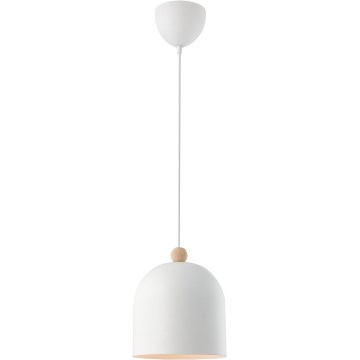 Nordlux - Candeeiro suspenso GASTON 1xE27/40W/230V branco