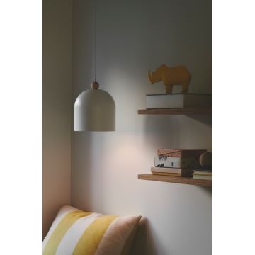 Nordlux - Candeeiro suspenso GASTON 1xE27/40W/230V branco