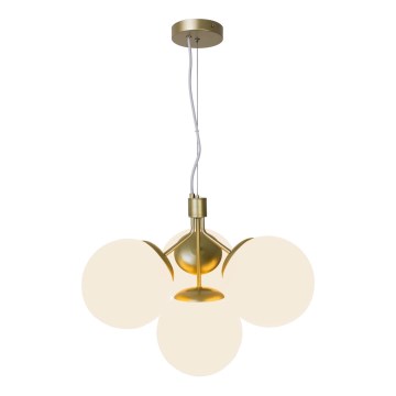 Nordlux - Candeeiro suspenso IVONA 4xE27/28W/230V dourado