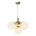 Nordlux - Candeeiro suspenso IVONA 4xE27/28W/230V dourado