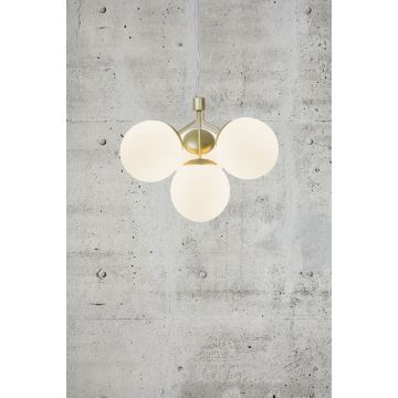 Nordlux - Candeeiro suspenso IVONA 4xE27/28W/230V dourado