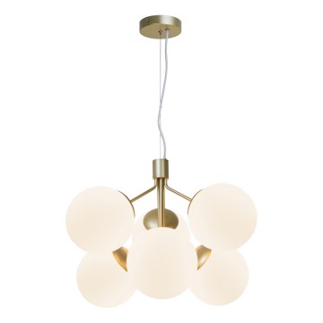 Nordlux - Candeeiro suspenso IVONA 6xE27/28W/230V dourado