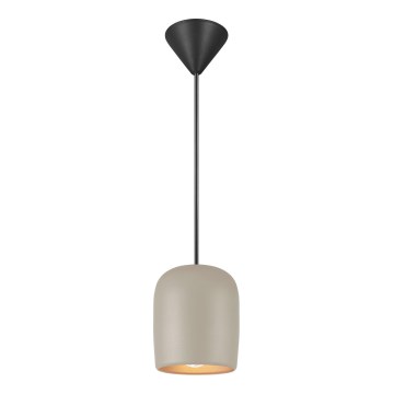 Nordlux - Candeeiro suspenso NOTTI 1xE27/25W/230V cinzento