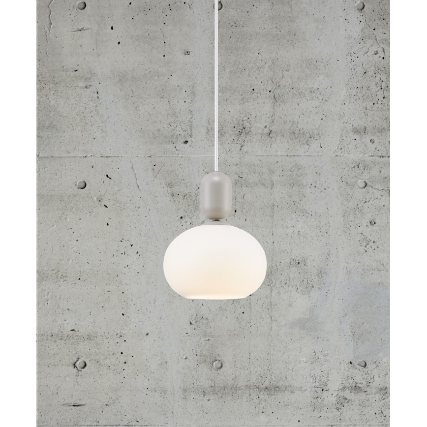 Nordlux - Candeeiro suspenso NOTTI 1xE27/40W/230V cinzento