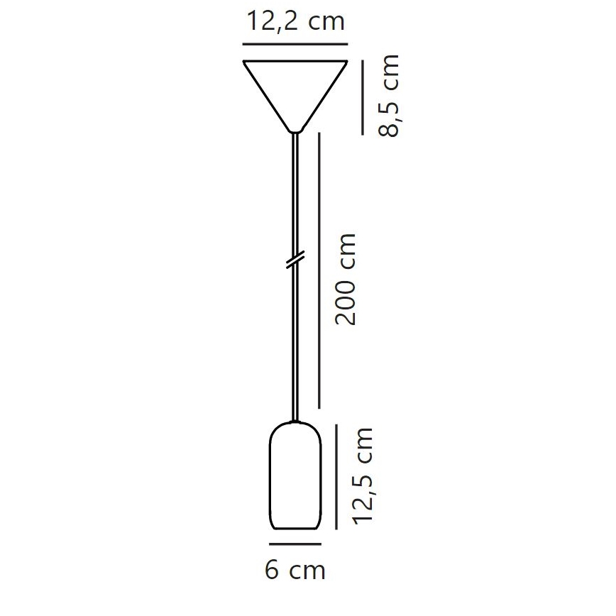 Nordlux - Candeeiro suspenso NOTTI 1xE27/40W/230V cinzento