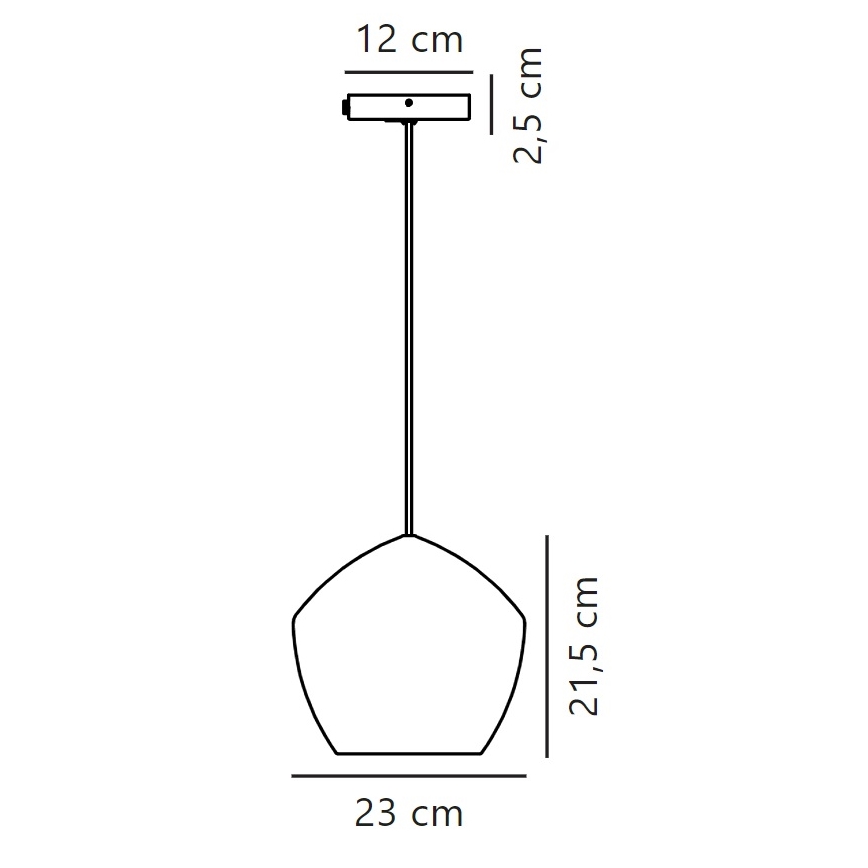 Nordlux - Candeeiro suspenso ORBIFORM 1xE27/40W/230V preto/cinzento